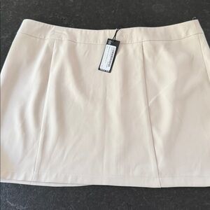 Boohoo Light Beige Skirt